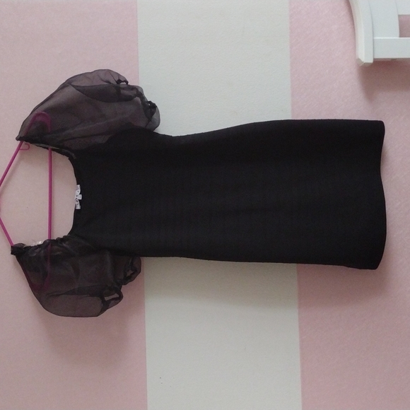 Black Mini Dress - Picture 2 of 6